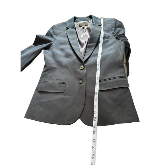 J.Crew Blazer‎ Women's Navy Blue Bi-Stretch Cotton Blend Preppy Academia Size 4 - Picture 12 of 12